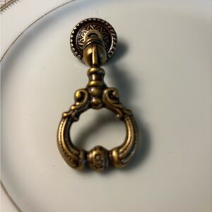 Vintage Brass Furniture Drop Pull
